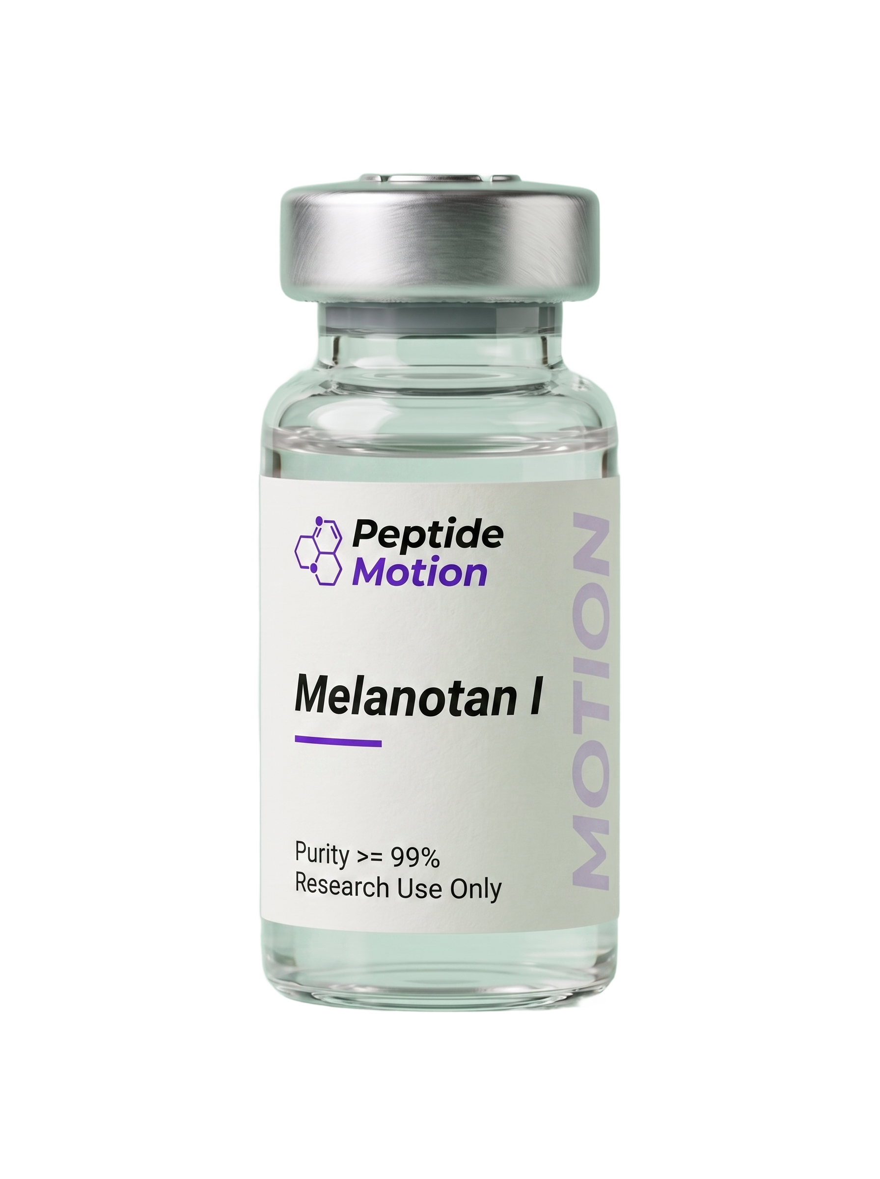 Melanotan I research peptide vial